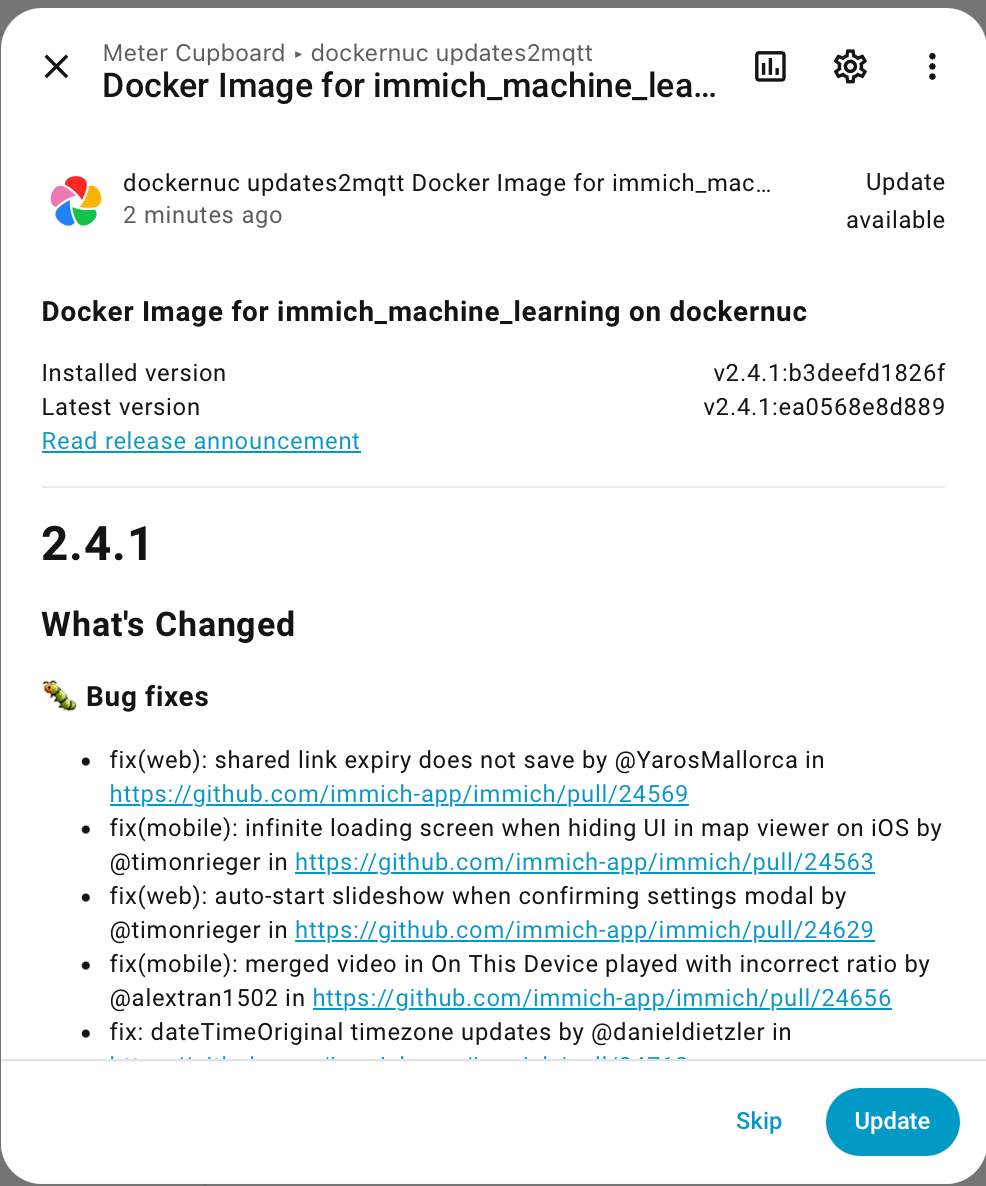 Example Home Assistant Release Notes